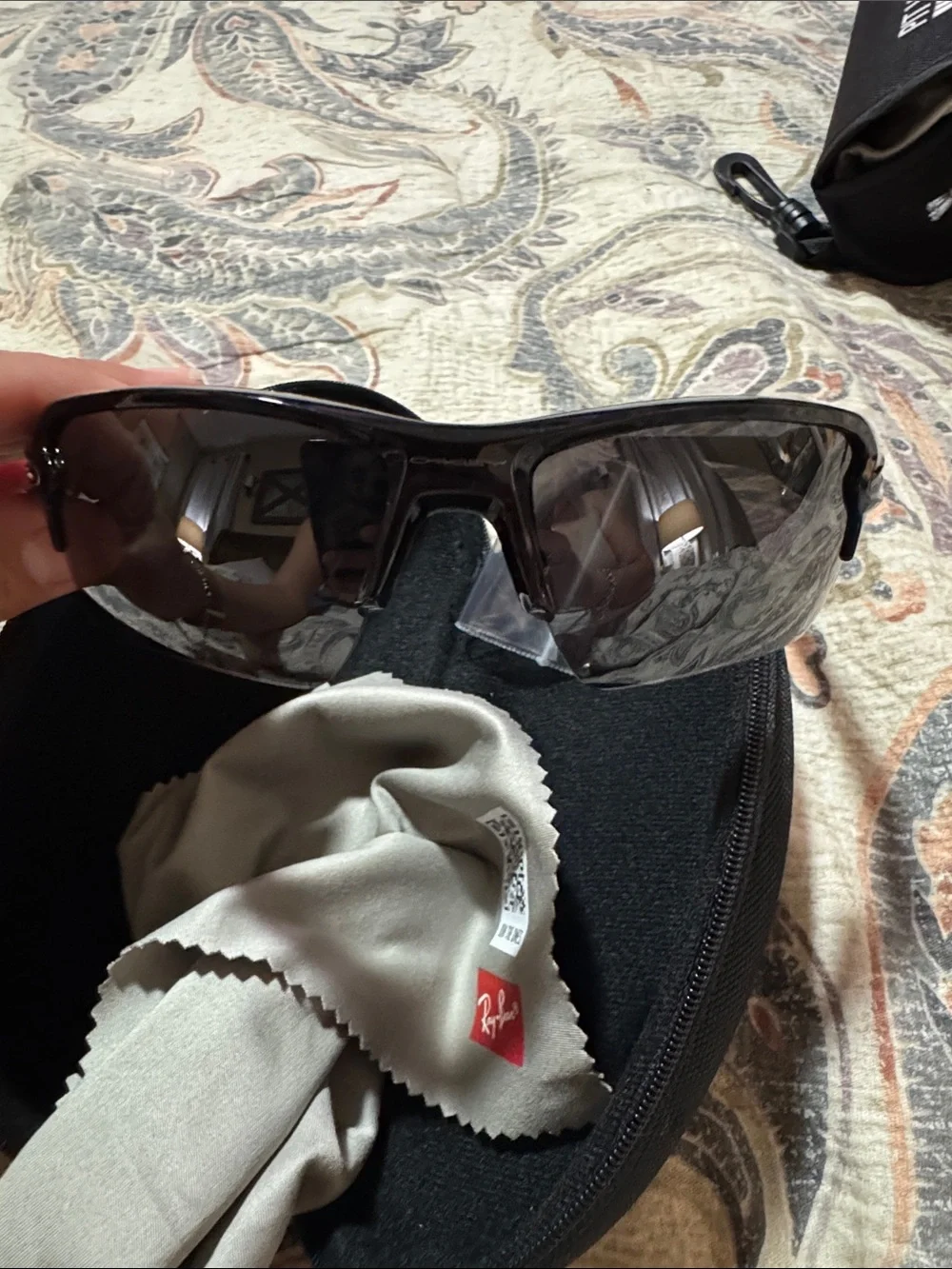 Oakley Black Textured Hard Sunglasses Case